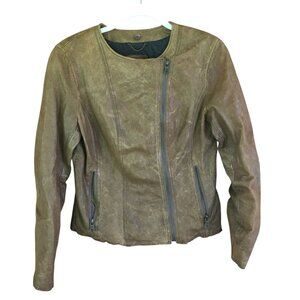 Banana Republic Brown Leather Jacket